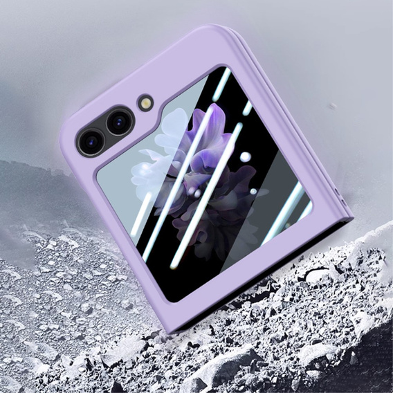 Husă pentru Samsung Galaxy Z Flip7 FE / Z Flip6, PC Case, violet