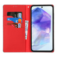 Cu clapetă pentru Samsung Galaxy S25+ Plus, Litchi Skin Grain, negru