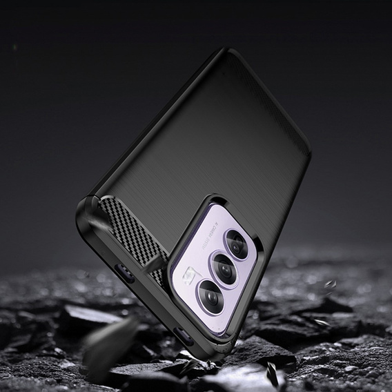 Huse pentru Oppo Reno 12 Pro, Carbon, negru