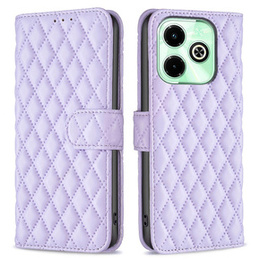Cu clapetă pentru Infinix Hot 40i, Wallet, BINFEN COLOR, violet