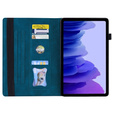 Husă pentru Lenovo Tab P12, Classic, cu spațiu pentru stylus, albastru