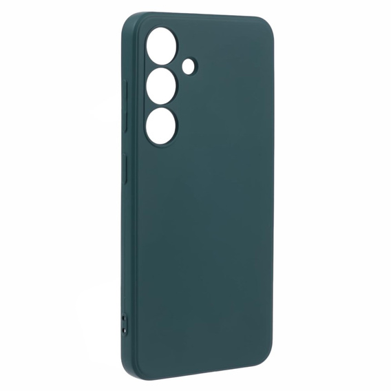 Husa pentru Samsung Galaxy S24+ Plus, Silicone Lite, verde închis