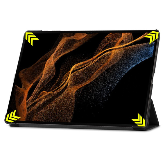 Husă pentru Samsung Galaxy Tab S9 Ultra, Smartcase, negru