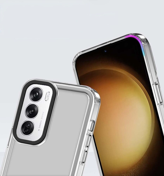 Huse pentru Oppo Reno 12, Fusion Hybrid, transparentă