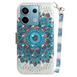 Cu clapetă pentru Xiaomi Redmi Note 13 Pro 5G, Wallet, Mandala Flower
