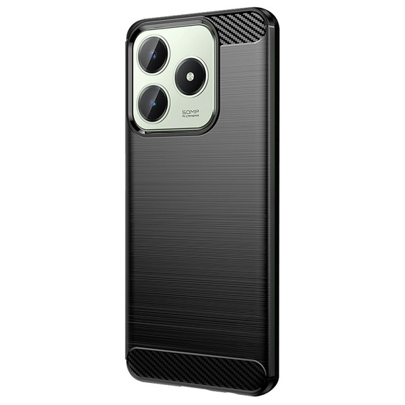 Huse pentru Realme C63, Carbon, negru