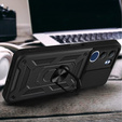 Husă blindată pentru Vivo Y19s, CamShield Slide, negru