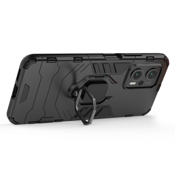 Huse pentru Xiaomi Poco X4 GT 5G, Kickstand Ring, negru
