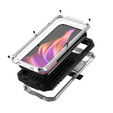 Husă pentru iPhone 15, R-JUST, armată, de argint / negru