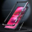 Husa LUPHIE pentru Samsung Galaxy S25 Ultra, Armor Bumper, negru