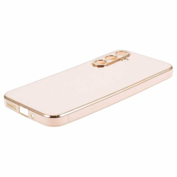 Husă pentru Samsung Galaxy S24+ Plus, Glamour CamShield, roz