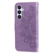 Cu clapetă pentru Samsung Galaxy A54 5G, Mandala Flower, violet