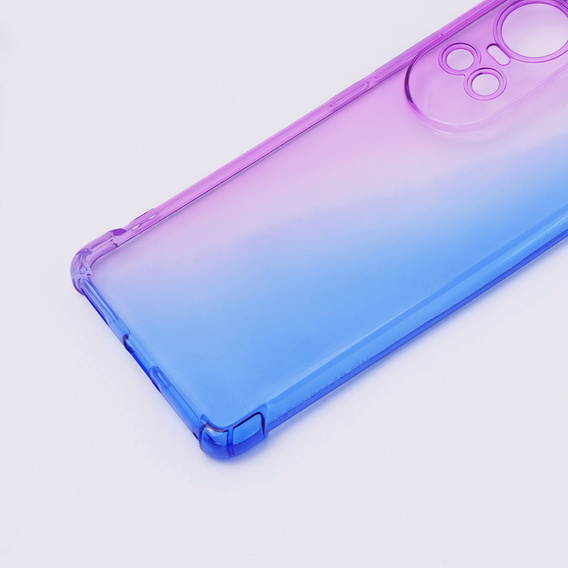 Husa pentru Oppo Reno 10 / 10 Pro, Gradient Dropproof, Violet / albastru