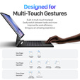 Carcasă cu tastatură Bluetooth Dux Ducis pentru Samsung Galaxy Tab S10 Ultra / S9 Ultra / S8 Ultra