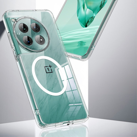 Husă pentru OnePlus 12 5G, Fusion Hybrid Case, pentru MagSafe, transparentă