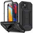 Husă blindată pentru iPhone 14, R-JUST CamShield Slide, negru