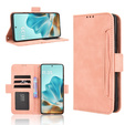 Cu clapetă pentru Motorola Edge 60 / 60 Fusion, Card Slot, roz