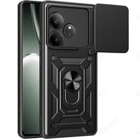 Husă blindată pentru Realme GT 6 / 6T, CamShield Slide, negru