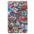 Husă pentru Lenovo Tab M8 Gen 4 TB-300FU, Smartcase, graffiti
