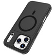 Husă MagForce pentru iPhone 17 Pro Max, pentru MagSafe, blindată, neagră
