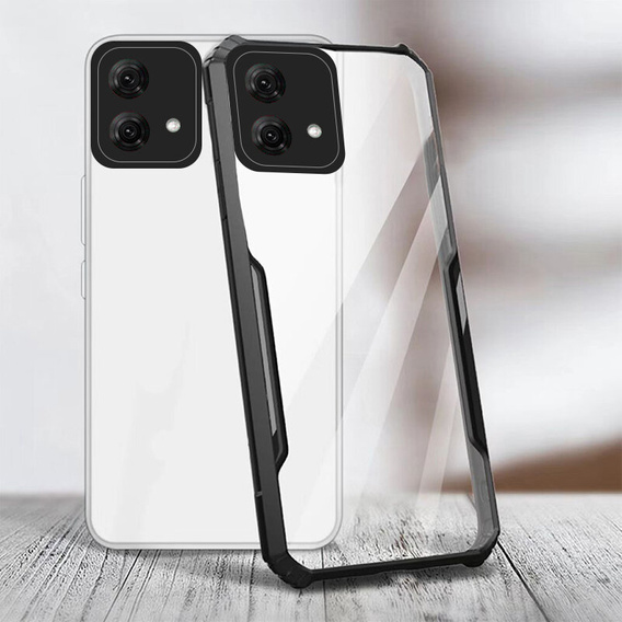 Huse pentru Motorola Moto G84, AntiDrop Hybrid, negru