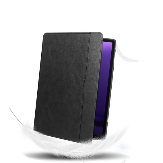 Husă pentru Samsung Galaxy Tab S10 Lite / S10 FE / S9 FE, Business Card and Pen Slot, negru