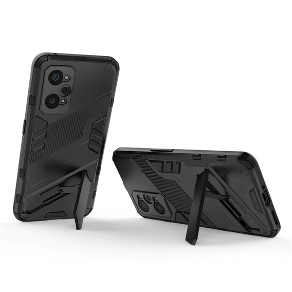 Husa pentru Realme GT 2 5G / GT Neo 2 / GT Neo 3T, Military kickstand, albastru