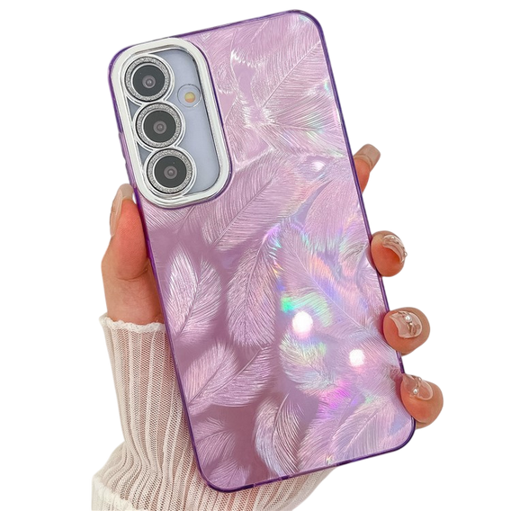 Carcasa pentru Samsung Galaxy A36 5G / A56 5G, Feather, violet