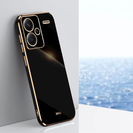 Husă pentru Xiaomi Redmi Note 13 Pro+, Glamour CamShield, negru