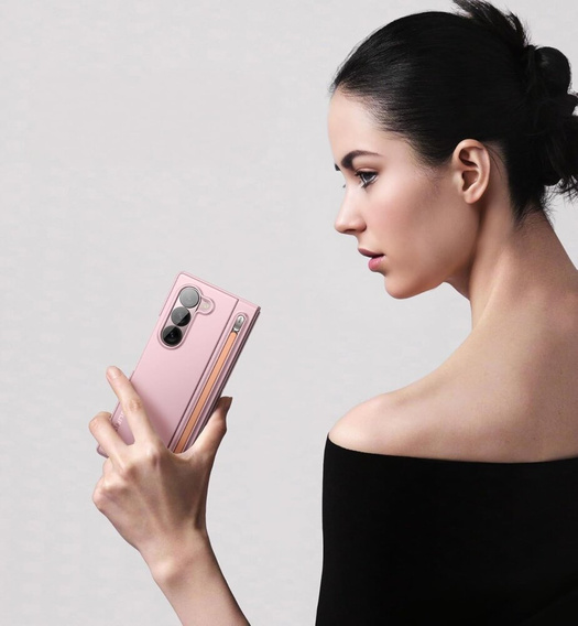 Huse pentru Samsung Galaxy Z Fold 6, Suritch Full Body, roz