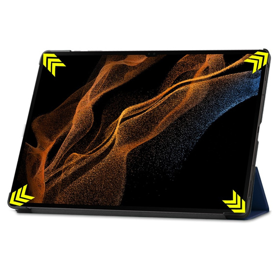 Husă pentru Samsung Galaxy Tab S9 Ultra, Smartcase, albastru