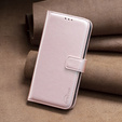 Cu clapetă pentru Samsung Galaxy A55 5G,BINFEN Wallet, roz
