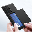 Huse pentru Samsung Galaxy Note 20 Ultra, Sliding Card Holder, negru