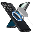 Carcasă de protecție pentru camera foto pentru OnePlus 11 5G, CamShield MagSafe, transparent / negru