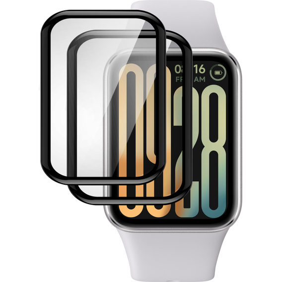 2x ERBORD Hybrid Glass pentru Xiaomi Smart Band 9 Pro