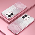 Husa pentru Xiaomi Redmi Note 13 5G, Glitter Case CamShield, roz