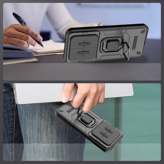 Carcasă blindată cu suport și capac pentru cameră pentru Xiaomi Redmi Note 15 5G / Poco M8 5G