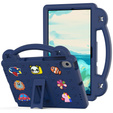 Husă pentru copii pentru Samsung Tab A8 X200 / X205, Cute Patterns, cu suport, albastru închis