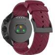 Curea universală din silicon 22mm, maroon