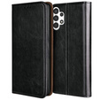 Cu clapetă pentru Samsung Galaxy A13 4G, Split Leather Wallet, albastru