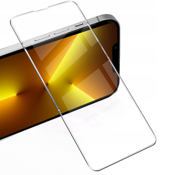 2x sticlă călită pentru iPhone 13/13 Pro, ERBORD 9H Hard Glass pe ecran