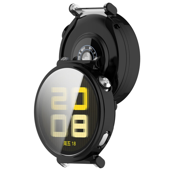 Carcasă 2in1 cu protector de ecran pentru Huawei Watch GT 5 Pro 42mm, negru