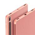 Husă pentru Samsung Galaxy Tab S9+ 12.4", Dux Ducis Domo, roz rose gold