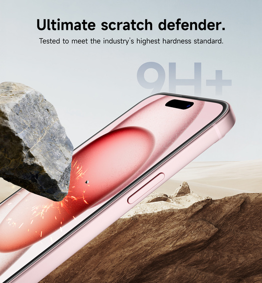 2x sticlă temperată SURITCH pentru iPhone 16 / 15