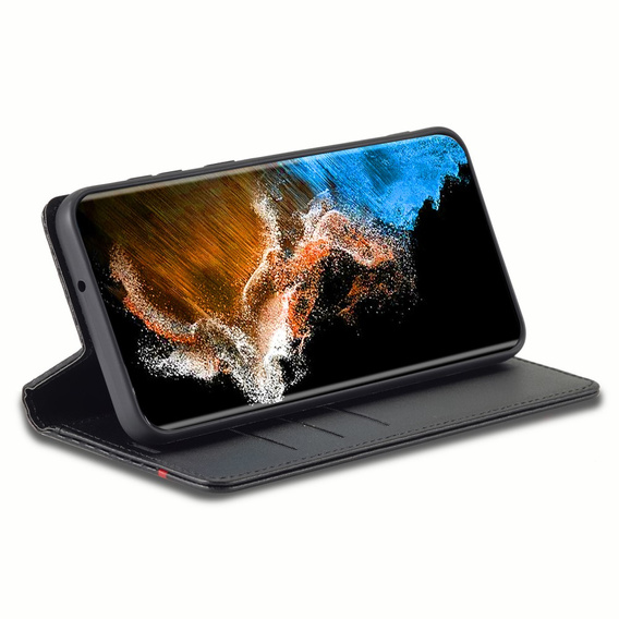 Carcasă cu clapetă pentru Samsung Galaxy S24, Carbon LC.IMEEKE, negru