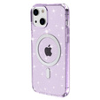 Huse pentru iPhone 14, Dropproof MagSafe Glitter, violet