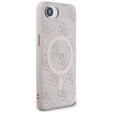 Husă Guess HC MagSafe PU 4G Ring Classic Logo pentru iPhone 16e