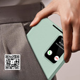 Husă cu clapetă pentru Samsung Galaxy A55 5G, Smart View Wallet, verde