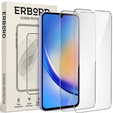 2x sticlă călită pentru Samsung Galaxy A34 5G, ERBORD 9H Hard Glass pe ecran