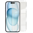 Husă pentru iPhone 15, pentru MagSafe, ERBORD Matt Case, albastru + sticlă pentru ecran